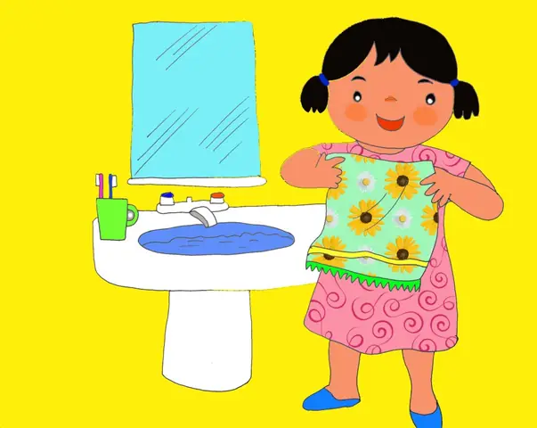 Hướng Dẫn Chi Tiết: Tranh Bé Rửa Mặt - Trọn Bộ Bài Thơ, Hình Ảnh Và Giáo Án Giáo Dục