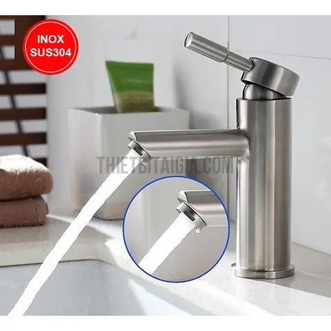 Vòi Chậu Rửa Mặt Inox 304: Chọn Mua Vòi Nóng Lạnh, Bền Bỉ, Cao Cấp